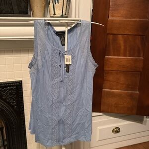 Grace Elements lace embellished sleeveless top.‎ NWT. Retail 58